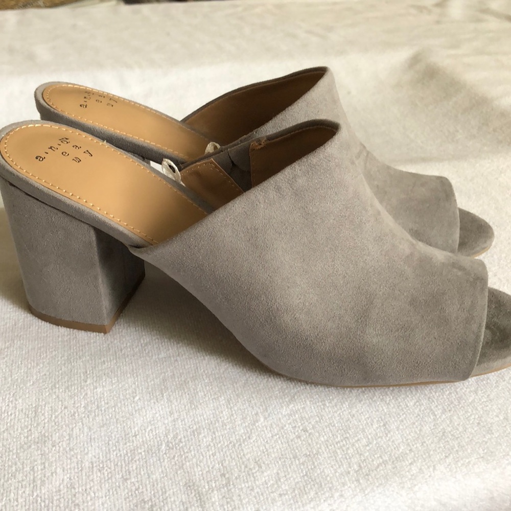 A New Day Grey Mules